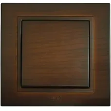 Выключатель 1-кл. Zena тем. орех ABB 500-012900-200