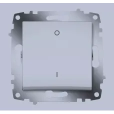 Выключатель 1-кл. 2п СП Cosmo 10А IP20 алюм. ABB 619-011000-269