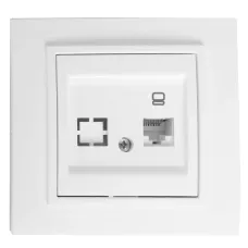 Розетка компьютерная Zena (CAT6 + гнездо) бел. ABB 500-010200-247