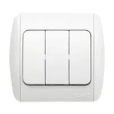 Выключатель 3-кл. ZIRVE бел./бел. ABB 501-010202-254