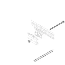 Болт нерж. сталь  W=200мм (10 шт) 1STQ007436A0000 ABB