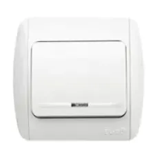 Выключатель 1-кл. ZIRVE с подсветкой Led вишня ABB 501-010601-201