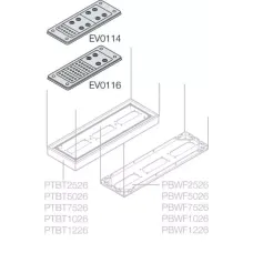Фланец каб. на 28 вводов 214х90мм ABB EV0114