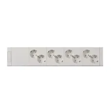 Блок розеток в сборе ProDuct 8хSchuko бел. ABB AUD14-214