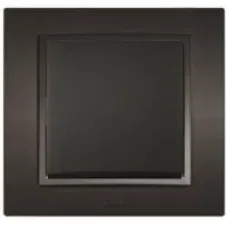 Выключатель 1-кл. Zena с подсветкой Led дым. ABB 500-011100-201