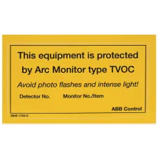 Шильдик информационный для TVOC-2 (уп.10шт) ABB 1SFA663005R1001