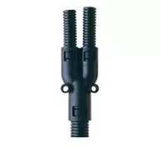 Фитинг AL 3-сторонний пласт. d21-2хd16 черн. (уп.10шт) ABB 7TCA296000R0741