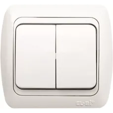Выключатель TUNA сер. 2-кл. ABB 502-011010-202
