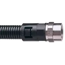 Фитинг AL прямой поворот. пласт.+метал d34 PG29 черн. (уп.10шт) ABB 7TCA296000R1029